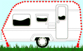 How to measure the awning size for your caravan